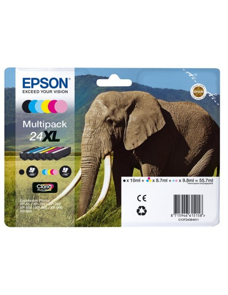 TINTA EPSON C13T24384011 MULTIPACK 6 COLORES 24XL