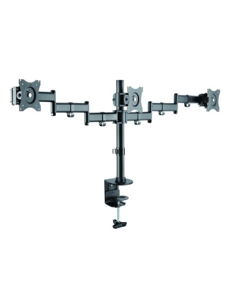 SOPORTE DE MESA TV/MONITOR TOOQ 13-27 8KG 2 BRAZOS PARA 3 PANTALLAS