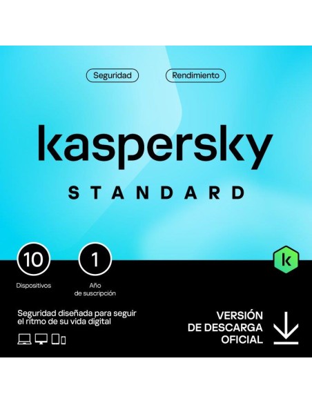 ANTIVIRUS KASPERSKY STANDARD 1YEAR 10L PC/MAC/ANDROID/IOS