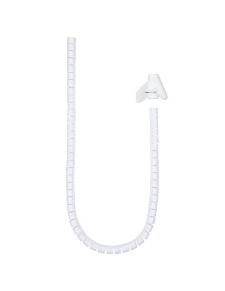ORGANIZADOR DE CABLE NANOCABLE FLEXIBLE 25MM 1M WHITE