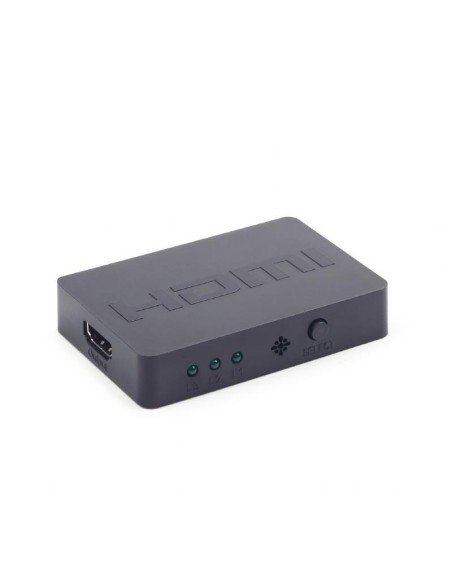 CONMUTADOR HDMI GEMBIRD 3 PUERTOS INPUT 1 OUTPUT
