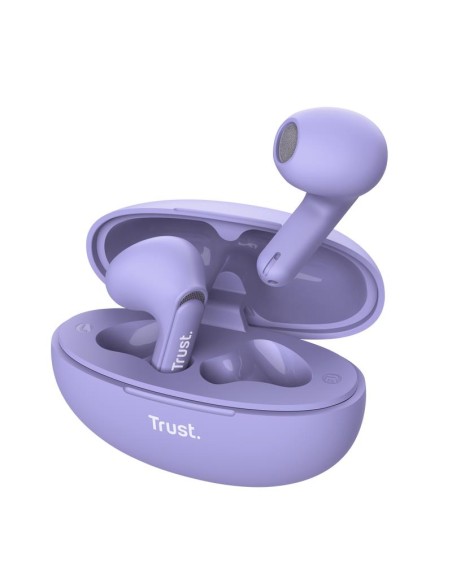 AURICULARES TRUST YAVI EARPHONES ENC BLUETOOTH WIRELESS PURPLE