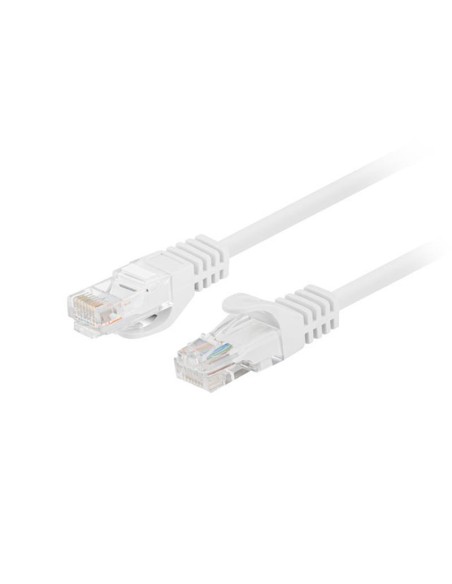 CABLE DE RED CAT.6 UTP 1M LANBERG WHITE