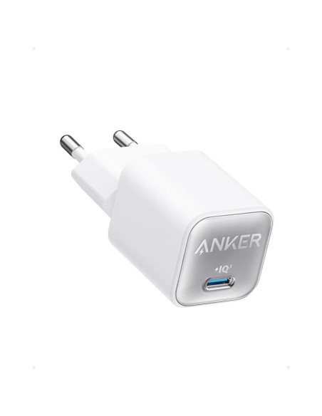 CARGADOR ANKER 511 NANO 3 30W 20V FAST CHARGE USB-C WHITE