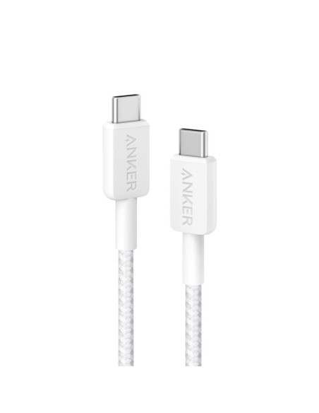 CABLE ANKER 322 USB-C TRENZADO 0.9M 60W WHITE