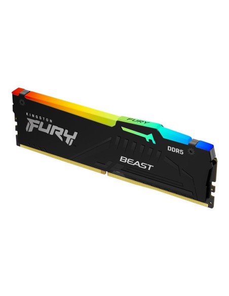 MEMORIA RAM KINGSTON 8GB DDR5 5200MHZ RGB BLACK