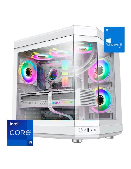 ORDENADOR GAMING HYPE RGB I9 14900K/32 DDR5/2TB NVME/REF.LI/850W/W11P WHITE