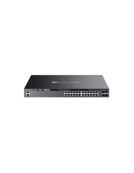 SWITCH TP-LINK OMADA L3 24 PUERTOS GIGABIT + 4 SFP+ 10G STACKABLE