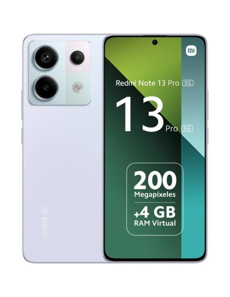 SMARTPHONE XIAOMI REDMI NOTE 13 PRO 6.67 8GB/256GB/200MP/NFC/5G PURPLE