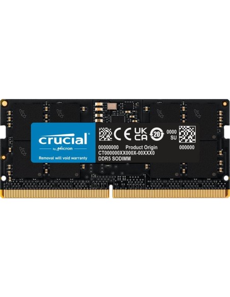 MEMORIA SODIMM 16GB CRUCIAL DDR5 4800MHZ