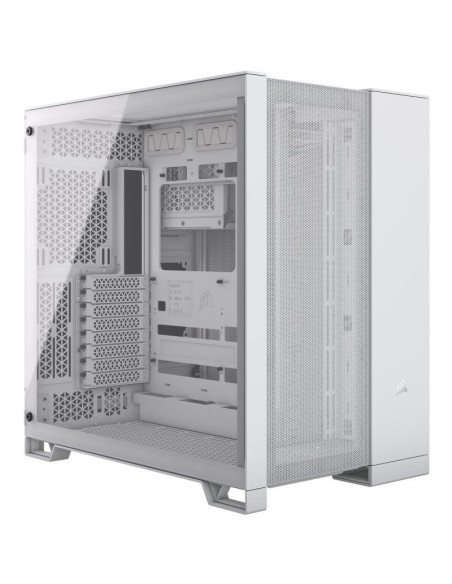 CAJA ORDENADOR GAMING CORSAIR 6500D AIRFLOW CRISTAL TEMPLADO WHITE