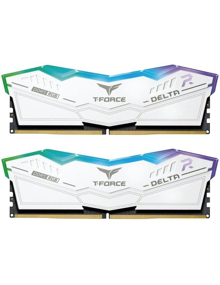 KIT MEMORIA RAM TEAMGROUP DELTA 32GB (2X16GB) DDR5 5600MHZ RGB WHITE