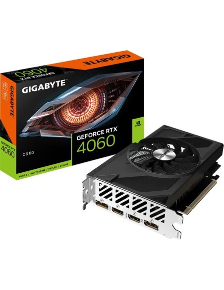 TARJETA DE VIDEO NVIDIA GIGABYTE RTX4060 D6 8GB DP HDMI GDDR6 PCIE 4.0