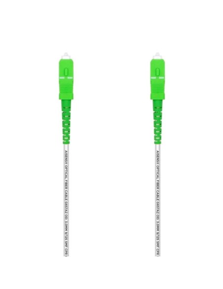 CABLE FIBRA OPTICA AISENS G657A2 3.0 LSZH 2M WHITE
