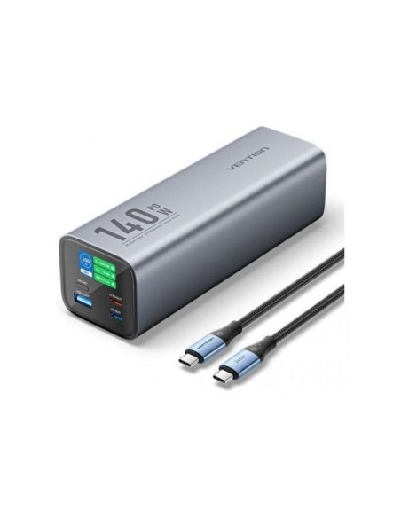 POWERBANK VENTION 27000MAH 2XUSB-A + 2XUSB-C LED DISPLAY 140W GREY