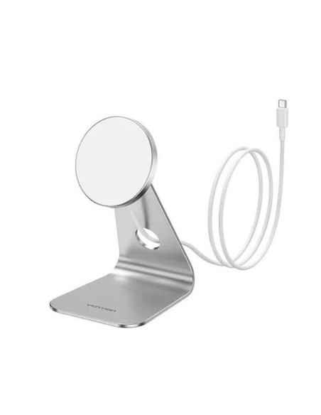 CARGADOR DE PARED VENTION GAN USB-C 20W WHITE + CABLE LIGHTNING 1M WHITE
