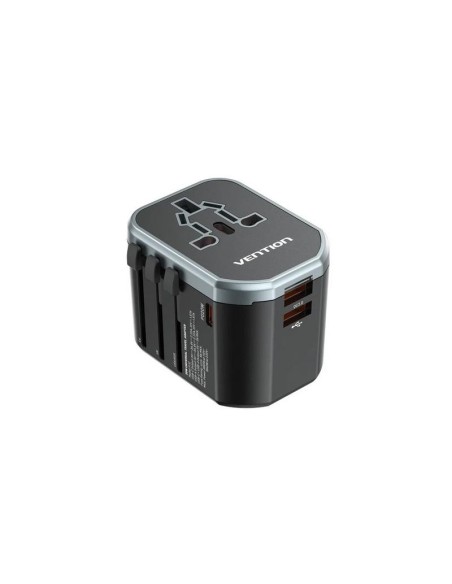CARGADOR DE PARED VENTION UNIVERSAL USB-C 2XUSB-A 20W