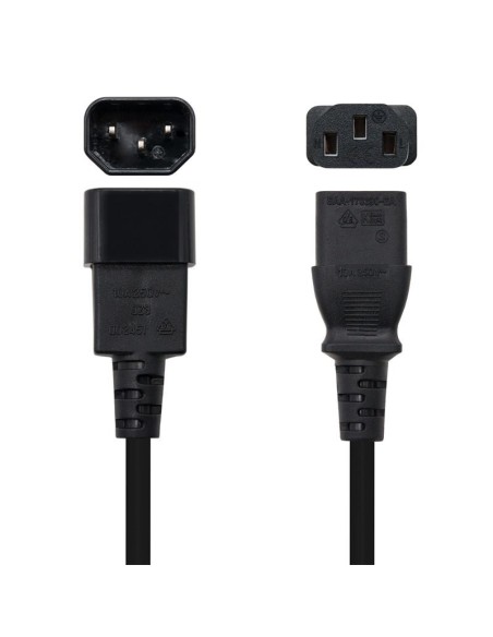 CABLE ALIMENTACION NANOCABLE C13/H-C14/M 1.5M