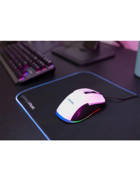 RATON TRUST GAMING GXT 922W YBAR RGB USB WHITE