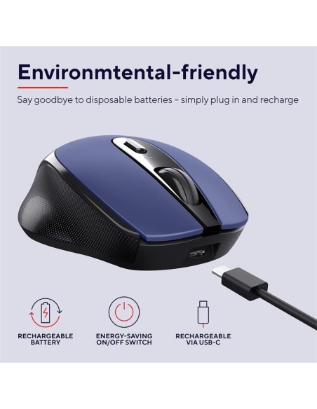RATON TRUST ZAYA RECARGABLE WIRELESS BLUE