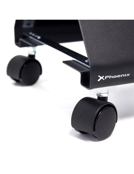 SOPORTE ORDENADOR CON RUEDAS PHOENIX BLACK