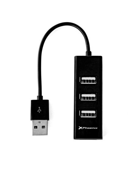 HUB USB-C/USB-A I-TEC X20 PUERTOS USB-C BLACK
