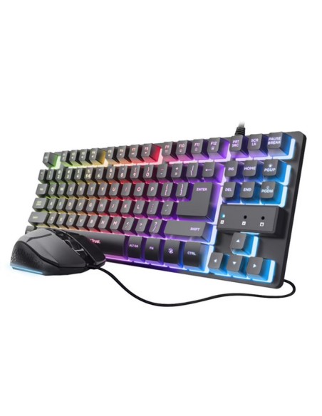 TECLADO + RATON TRUST GXT 798  GAMING RGB USB BLACK