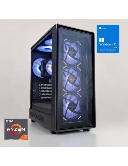 ORDENADOR GAMING STORM RGB RYZEN 7 5700G/16G/SSD500 NVME/600W/W11PR