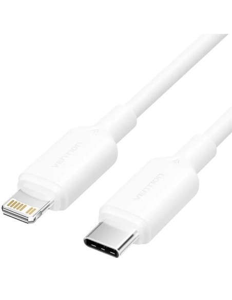 CABLE USB 2.0 VENTION USB-C - LIGHTNING 27W 480MBPS 2M WHITE