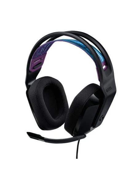 AURICULARES + MICROFONO LOGITECH GAMING G335 JACK 3.5MM BLACK/BLUE