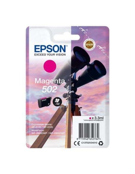 TINTA EPSON C13T02V34010 T02V3 MAGENTA 502