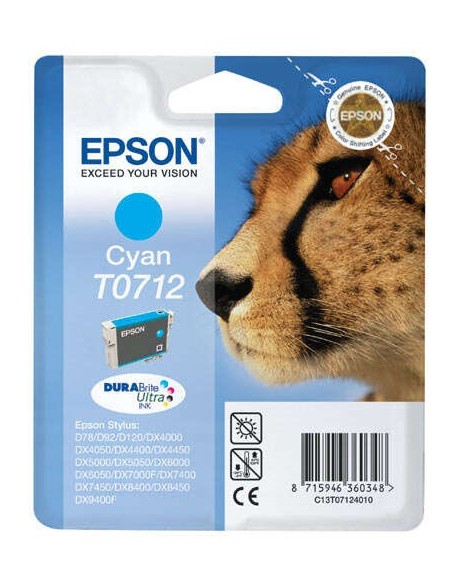 TINTA EPSON C13T07124012 T0712 CYAN