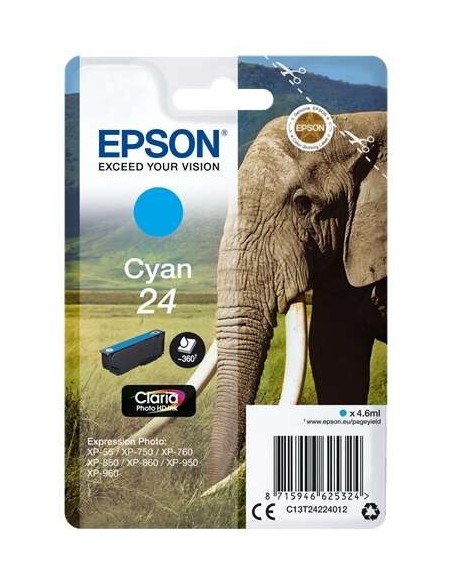 TINTA EPSON C13T24224012 CYAN 24